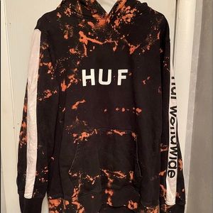 Distress huf sweatshirt